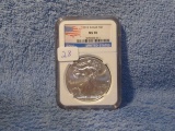 2013 SILVER EAGLE NGC MS70