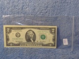 10 CONSECUTIVE SERIAL # 2003A $2. FEDERAL RESERVE NOTES CU