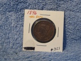 1846 LARGE CENT XF