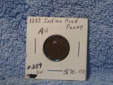 1883 INDIAN HEAD CENT XF+