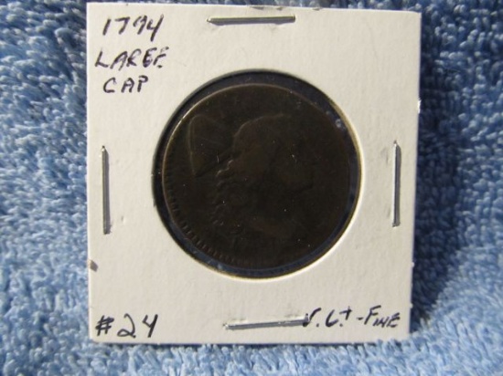 1794 LARGE CENT F