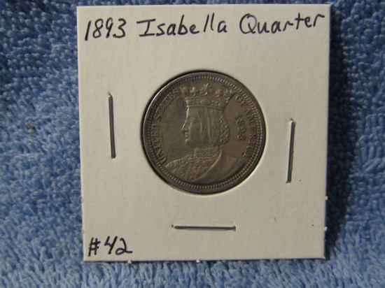 1893 ISABELLA COM. QUARTER AU