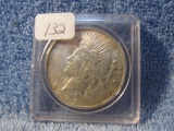 1922 PEACE DOLLAR AU