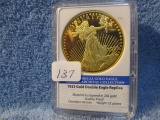 1933 GOLD DOUBLE EAGLE REPLICA