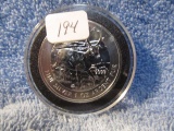 2013 CANADIAN SILVER ANTELOPE BU