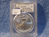 2016(W) SILVER EAGLE PCGS MS70 FIRST STRIKE