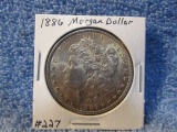 1886 MORGAN DOLLAR (TONING) BU