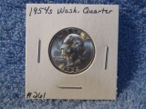 1954S WASHINGTON QUARTER BU