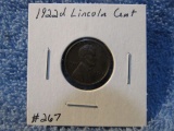 1922D LINCOLN CENT XF