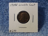 1934D LINCOLN CENT UNC RB