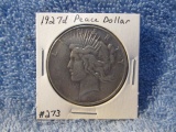 1927D PEACE DOLLAR