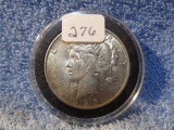 1923 PEACE DOLLAR AU