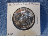 ST. GAUDENS 1-OZ. .999 SILVER ROUND BU