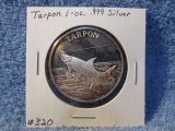 TARPON 1-OZ. .999 SILVER ROUND BU