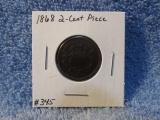 1868 2-CENT PIECE AU