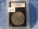 1925 PEACE DOLLAR IN HOLDER