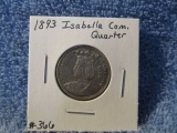 1893 ISABELLA COM. QUARTER AU