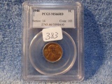 1946 LINCOLN CENT PCGS MS66 RD