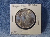 MORGAN 1-ZO. .999 SILVER ROUND