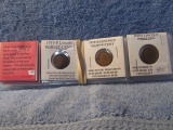 1913P,S,1914P,S, LINCOLN CENTS (4-COINS)