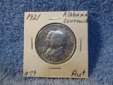 1921 ALABAMA CENTENNIAL HALF AU+