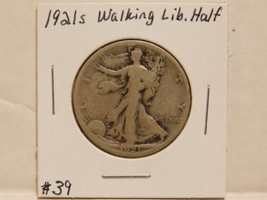 1921S WALKING LIBERTY HALF G