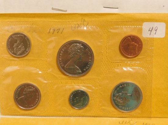 1971 CANADIAN MINT SET PL