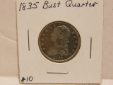 1835 BUST QUARTER