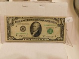1950D $10. FEDERAL RESERVE NOTE CLEVELAND, OH.