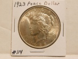 1923 PEACE DOLLAR