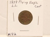 1858 L.L. FLYING EAGLE CENT