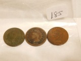 3-1865 INDIAN HEAD CENTS