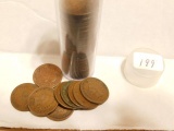 ROLL OF 50 MIXED DATE INDIAN HEAD CENTS G-XF