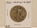 1921S WALKING LIBERTY HALF G