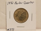 1892 BARBER QUARTER BU