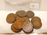 19 DIFFERENT INDIAN HEAD CENTS 1880-1908