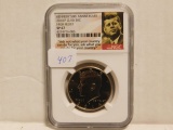 2014P KENNEDY HALF 50TH. ANNIV. NGC SP67 HIGH RELIEF