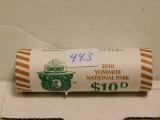 ROLL OF 40-2010D YOSEMITE NATIONAL PARK QUARTERS IN BANK ROLL BU