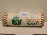 ROLL OF 40-2010D GRAND CANYON NATIONAL PARK QUARTERS IN BANK ROLL BU