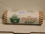 ROLL OF 40-2013P PERRY'S VICTORY NATIONAL PARK QUARTERS IN BANK ROLL BU