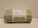 ROLL OF 25-1979P SUSAN B. ANTHONY DOLLARS IN BANK ROLL BU