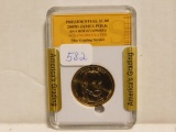 2009D JAMES K. POLK DOLLAR IN SGS HOLDER