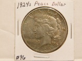 1924S PEACE DOLLAR