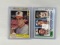 Lot of 2 Cal Ripken Jr Rookie Cards