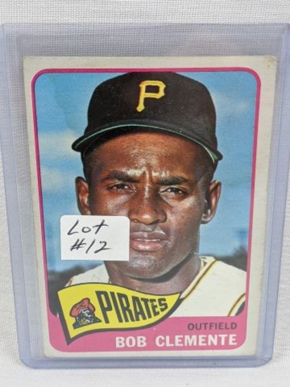 1965 Topps Roberto Clemente Card #160