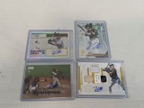 Lot of 4 Kevin Newman Pirates Autograph Rookie Cards