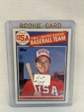 1985 Topps Mark McGwire Rookie Card #401