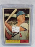1961 Topps Duke Snider Card #443