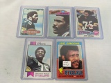 Lot of 6 Mean Joe Greene Steelers Cards Incl. Rookie