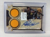 2018 Museum Collection Starling Marte Auto/Dual Jersey